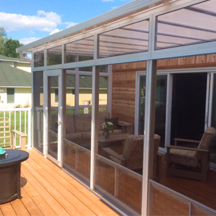 Sunroom With Insulated Roofing