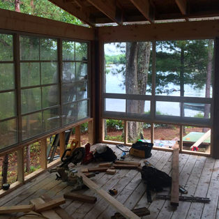 Sunroom Being Renovated